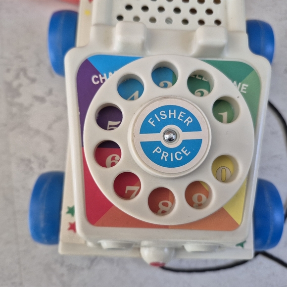 Fisher Price Vintage Replica Of Chatter Rotary Telephone - Picture 2 of 7